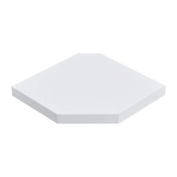 Spot On Dealz Corner Floating Shelves White Wall Shelf Wooden Small Corner  - thumbnail 3