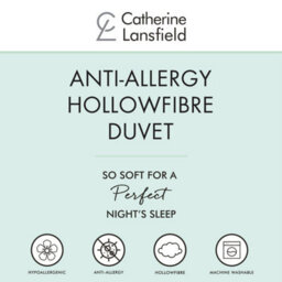 Catherine Lansfield Anti Allergy 15 Tog Hollowfibre King Duvet White - thumbnail 6