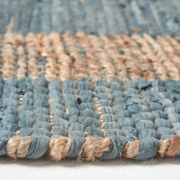 Homescapes Veranda Grey And Nude Hemp Chindi Rug, 66 X 200 Cm - thumbnail 4