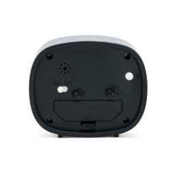 Acctim Hilda Analogue Alarm Clock Non Ticking Sweep Crescendo Alarm Backlight Retro Black - thumbnail 4