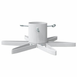 Vidaxl Christmas Tree Stand 1.73 White 50 X 50 X 15.5 Cm Steel - thumbnail 5
