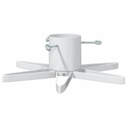 Vidaxl Christmas Tree Stand 1.73 White 50 X 50 X 15.5 Cm Steel - thumbnail 6