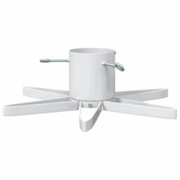 Vidaxl Christmas Tree Stand 1.73 White 50 X 50 X 15.5 Cm Steel - thumbnail 2
