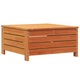 Berkfield Garden Footstool Wax Brown 62X63.5X32 Cm Solid Wood Pine - thumbnail 2