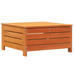 Berkfield Garden Footstool Wax Brown 62X63.5X32 Cm Solid Wood Pine - thumbnail 6