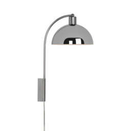 Nordlux Ellen Metal Wall Light  Silver,plug In Or Mains - thumbnail 2