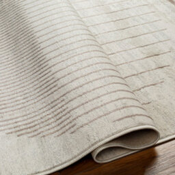 Livabliss Floransa-Geometric Grey Ivory Brown Modern Living Dining Bedroom Rug 120 X 170 Cm Easy Care, Non Shedding - thumbnail 4