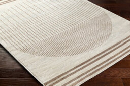 Livabliss Floransa-Geometric Grey Ivory Brown Modern Living Dining Bedroom Rug 120 X 170 Cm Easy Care, Non Shedding - thumbnail 6