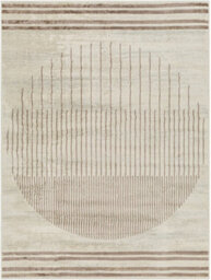 Livabliss Floransa-Geometric Grey Ivory Brown Modern Living Dining Bedroom Rug 120 X 170 Cm Easy Care, Non Shedding - thumbnail 1