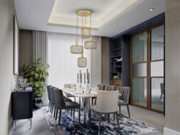 Luminosa Lighting Luminosa Osiris Cluster Pendant Ceiling Light 4 Light Gold Paint E27 - Uk Stock - thumbnail 2