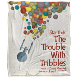 Star Trek Tos Episode 44 Silky Supersoft Blanket White/multicoloured (One Size)