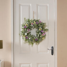 OHS Artificial Flower Wreath Door Wall Home Party Table Decorations, Spring Flowers - thumbnail 2