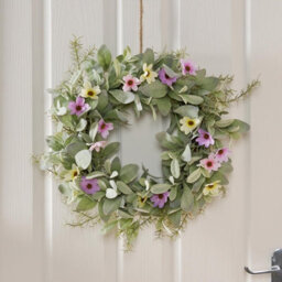 OHS Artificial Flower Wreath Door Wall Home Party Table Decorations, Spring Flowers