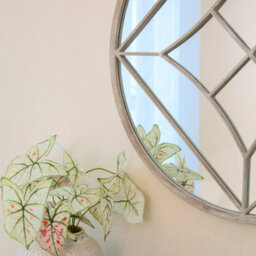 Charles Bentley Lisbon Round Garden Mirror Weather Resistant - thumbnail 5