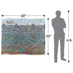 Wheres Wally Sea Me Silky Supersoft Blanket Multicoloured (152Cm X 127Cm) - thumbnail 3