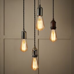 Colours Gloss Grey Nickel Effect Pendant Ceiling Light, (Dia)120mm - thumbnail 8
