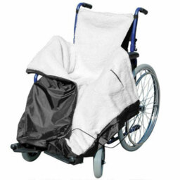 Wheelchair Cozy Wrap Waterproof Fleece Blanket Throw Travel Lined Cosy Leg Cover - thumbnail 2