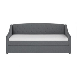 Flair Aurora Fabric Daybed With Trundle - Grey - thumbnail 5