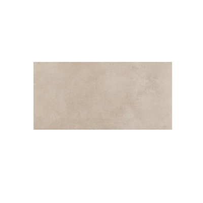 Kale Cirrus Beige Satin Natural Concrete Effect Indoor Wall & Floor Tile Sample - image 1