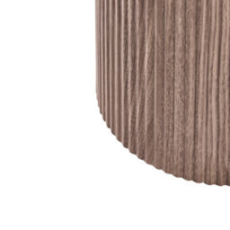 Beliani  Side Table Dora Ceramic Brown - thumbnail 6