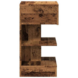 Berkfield Bedside Cabinets 2 Pcs Old Wood 40X35X65 Cm Engineered Wood - thumbnail 5