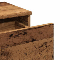 Berkfield Bedside Cabinets 2 Pcs Old Wood 40X35X65 Cm Engineered Wood - thumbnail 8