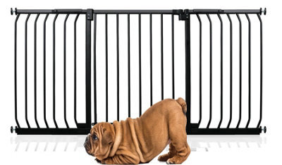 Bettacare Elite Pressure Dog Gate, 161Cm - 170Cm, Matt Black, Pressure Fit Pet Gate For Dog And Puppy - image 1