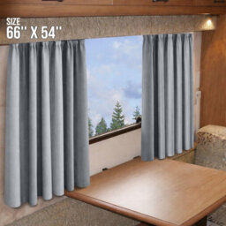 Oxford Homeware Eyelet Linen Effect Curtains Grey Fully Lined 100% Blackout Thermal Insulated Curtains Pair (W)168Cmx(L)137Cm - thumbnail 3