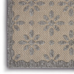 Cream Outdoor Rug, Optical/ (3D) Abstract Stain-Resistant Rug For Patio Decks, Modern Area Rug-122Cm X 183Cm - thumbnail 8