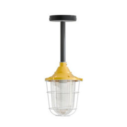 Ledsone Industrial Ceiling Pendant Light Metal Yellow Light Shade Steampunk Style Conduit Pipe Loft E27 Indoor Pendantlight H-30Cm - thumbnail 7