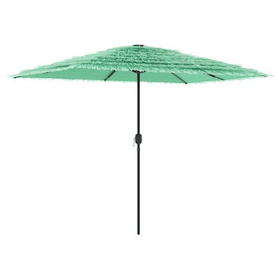 Berkfield Durable Garden Parasol With Steel Pole Green 300X200X250 Cm