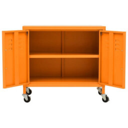 Walplus Storage Cabinet Orange 60X35X56 Cm Steel - thumbnail 6