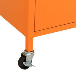 Walplus Storage Cabinet Orange 60X35X56 Cm Steel - thumbnail 8