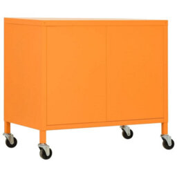 Walplus Storage Cabinet Orange 60X35X56 Cm Steel - thumbnail 5