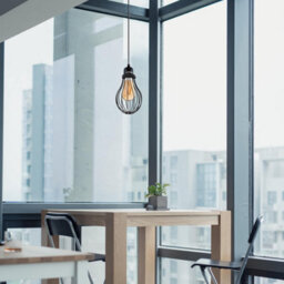 Ledsone Pendant Light Fitting With Shade Cage  E27 Metal Wire Light Pendant Hanging Lights For Kitchen - thumbnail 6