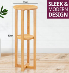Hallowood Furniture Waverly Tall Round Side Table - thumbnail 3