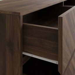 Gfw Catania 3+3 Drawer Chest Royal Walnut - thumbnail 4