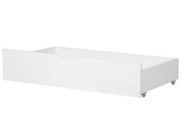 Wyld And Coco Brightnest Set Of 2 Under-Bed Storage Drawers White Solid Pine With Wheels, W58 X L97 X H20Cm - thumbnail 3