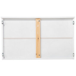 Wyld And Coco Brightnest Set Of 2 Under-Bed Storage Drawers White Solid Pine With Wheels, W58 X L97 X H20Cm - thumbnail 5