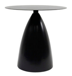 Hallowood Furniture Bourton Black Metal Round Side Table - thumbnail 8