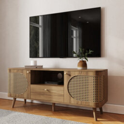 Sorrel Rattan Tv Entertainment Unit - thumbnail 2