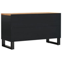Berkfield Tv Cabinet 80X33X46 Cm Solid Wood Acacia&engineered Wood - thumbnail 6