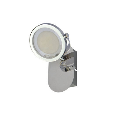 Luminosa Lighting Luminosa Alessio Led Wall Lamp Chrome 3000K Warm White