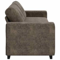 Vidaxl Sofa With Cushion Dark Grey Faux Leather - thumbnail 5