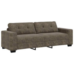 Vidaxl Sofa With Cushion Dark Grey Faux Leather - thumbnail 2