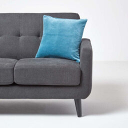 Homescapes Blue Velvet Cushion Cover, 60 X 60 Cm - thumbnail 4