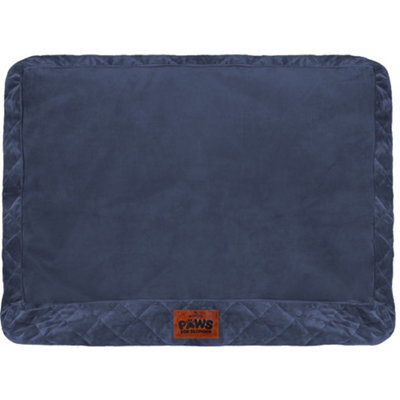Slumberdown Navy Fabric Dog Bed Replacement Cover (W)70Cm (D)60Cm Medium - image 1