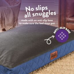 Slumberdown Navy Fabric Dog Bed Replacement Cover (W)70Cm (D)60Cm Medium - thumbnail 3