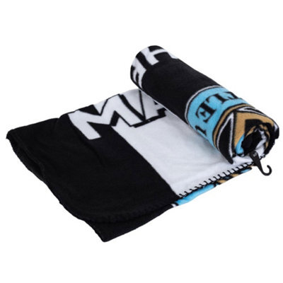Newcastle United Fc Fleece Blanket Black/white/blue (120Cm X 84Cm) - image 1