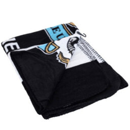 Newcastle United Fc Fleece Blanket Black/white/blue (120Cm X 84Cm) - thumbnail 2